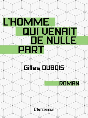 cover image of L'homme qui venait de nulle part